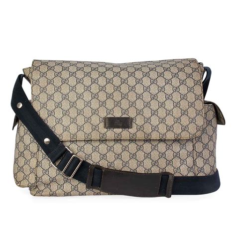 gucci gg plus diaper bag|gucci diaper bag for less.